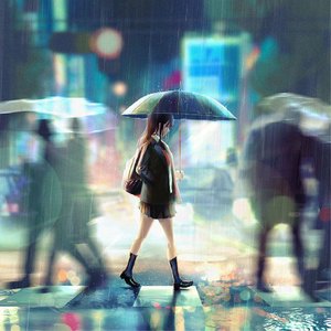 带土抓住玖辛奈的头发
